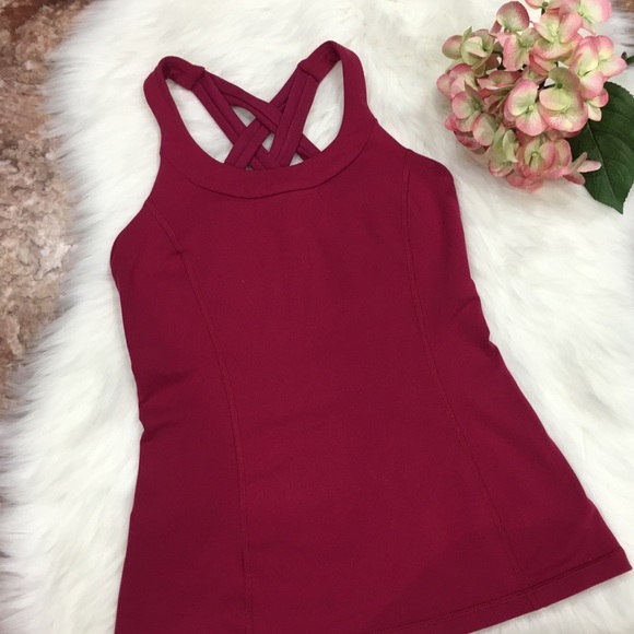 lululemon athletica Tops - Lululemon Enhearten Tank Berry Rumble size 4
